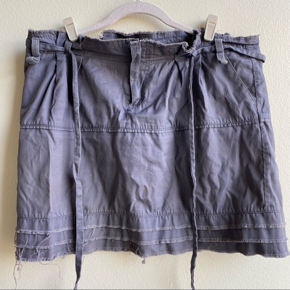 Patrick Robinson Paper Bag Gray Skirt Sz 13 - Picture 6 of 10